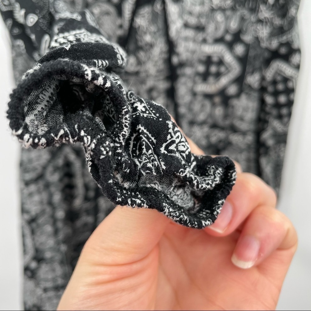 Altar'd State Black & white Patchwork Print Dress - Picture 8 of 12